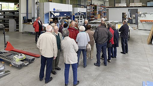 Betriebsbesichtigung bei WEIGL